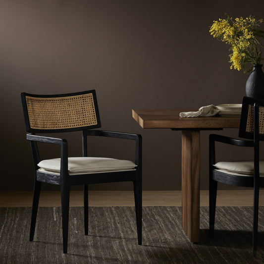 Nettlewood and Cane Dining Chair
