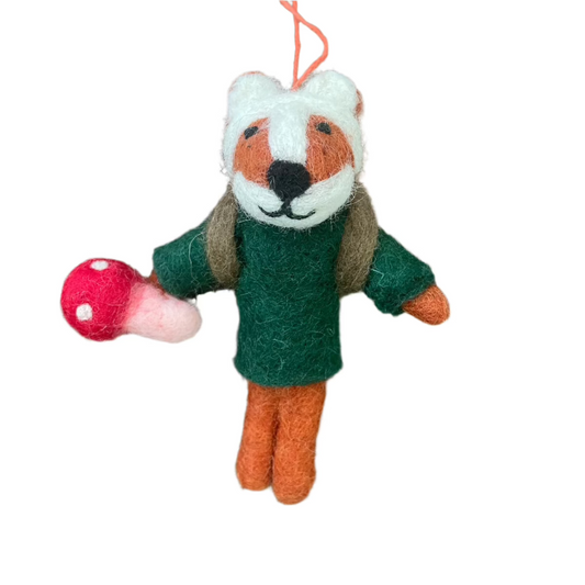 Frankie the Fox Ornament