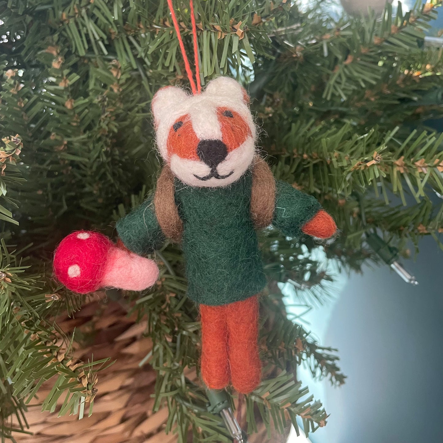Frankie the Fox Ornament