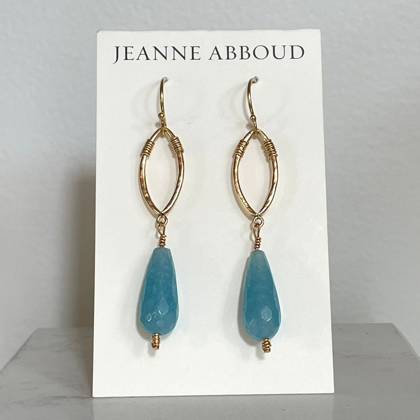 Blue Quartz Earrings