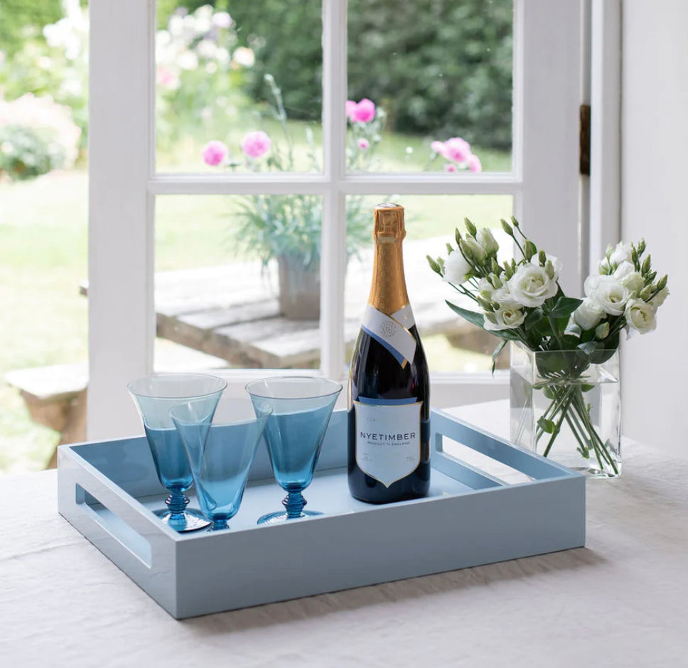 Pale Denim Serving Tray