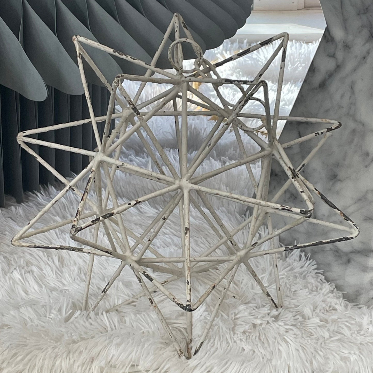 White Metal Hanging Stars