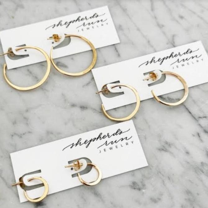 Jeannie Hoop Earrings