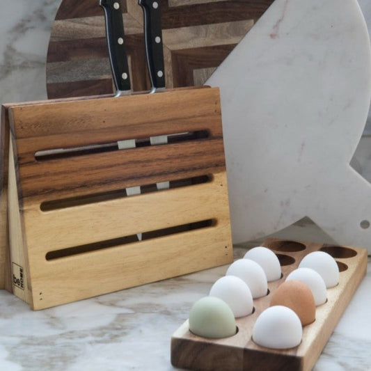 Acacia Egg Holder
