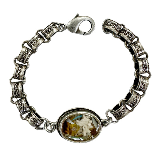 Pressed Vegetable Beaded Bracelet