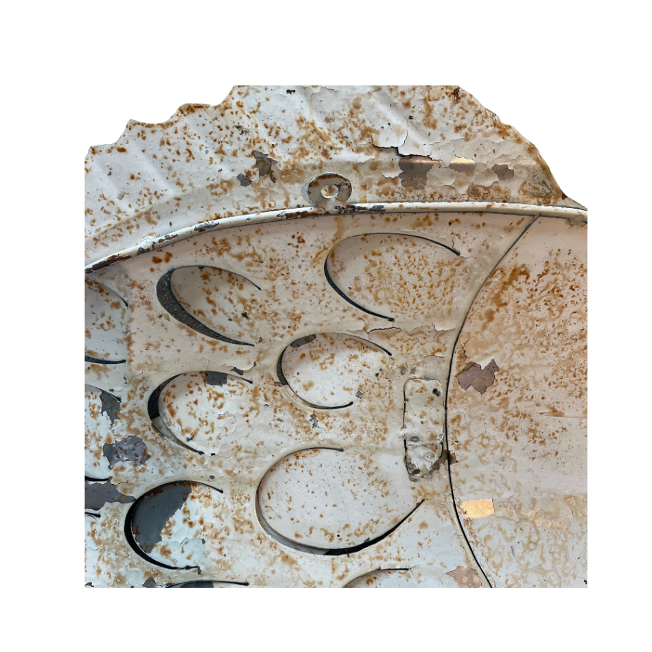 Distressed Metal Fish Wall Art
