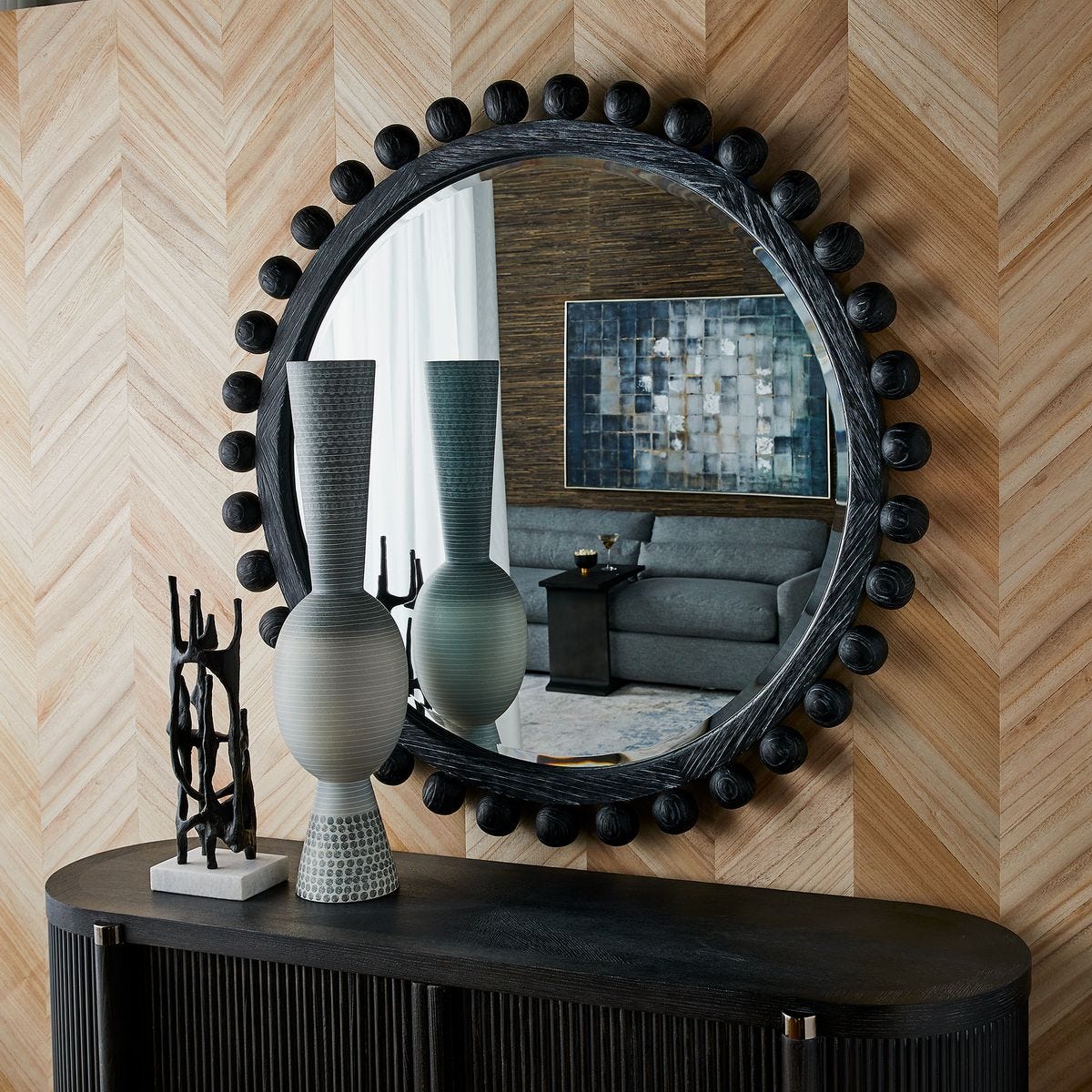 Brianna Round Mirror