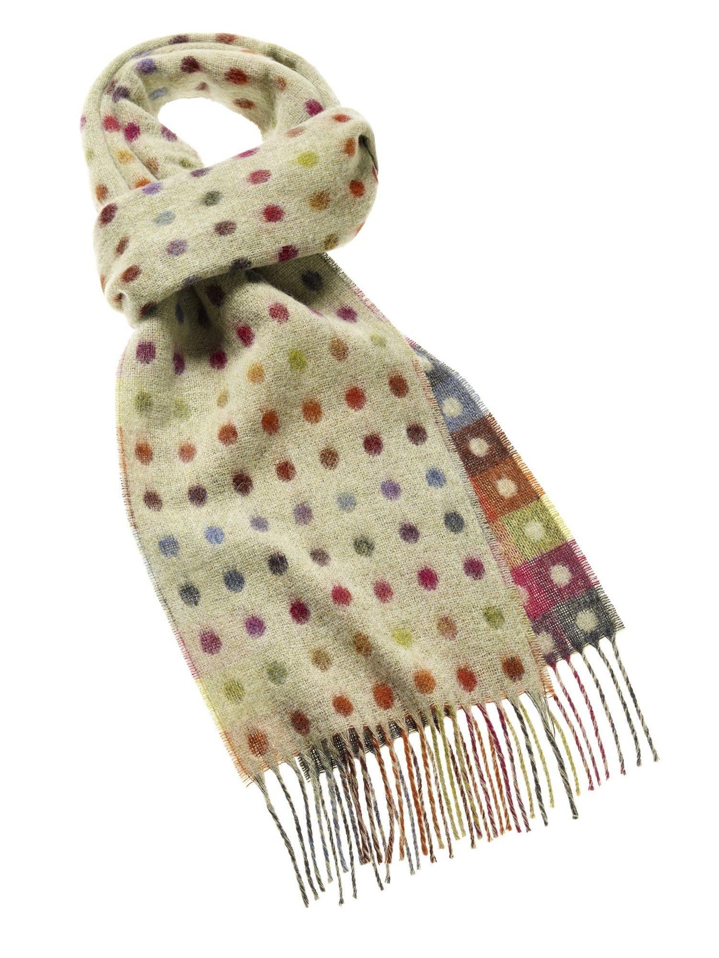 Multi Spot Check Scarf
