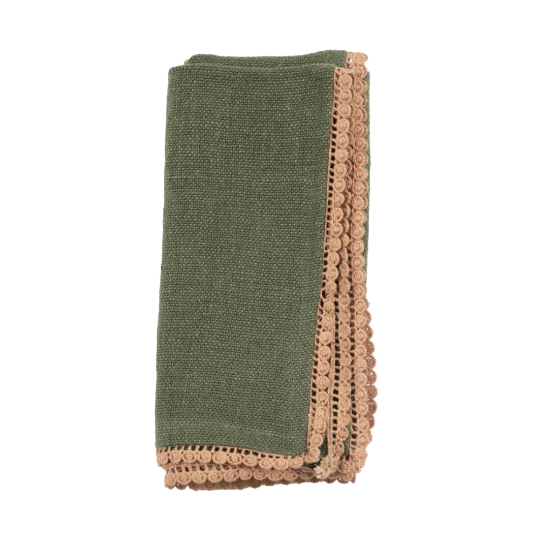 Linen + Lace Table Napkin