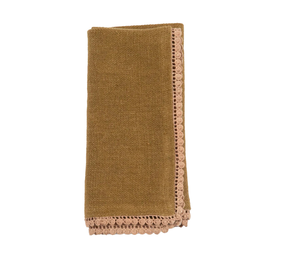 Linen + Lace Table Napkin