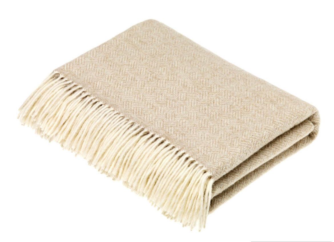 Parquet Lambswool Throw - HOME