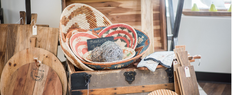 Baskets at HOME in Acton, MA