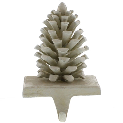 Iron Pinecone Stocking Holder