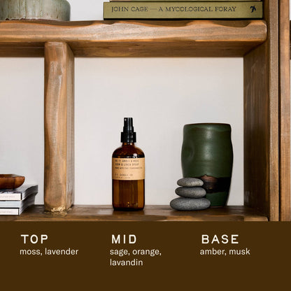 P.F. Candle Room & Linen Spray - Amber & Moss