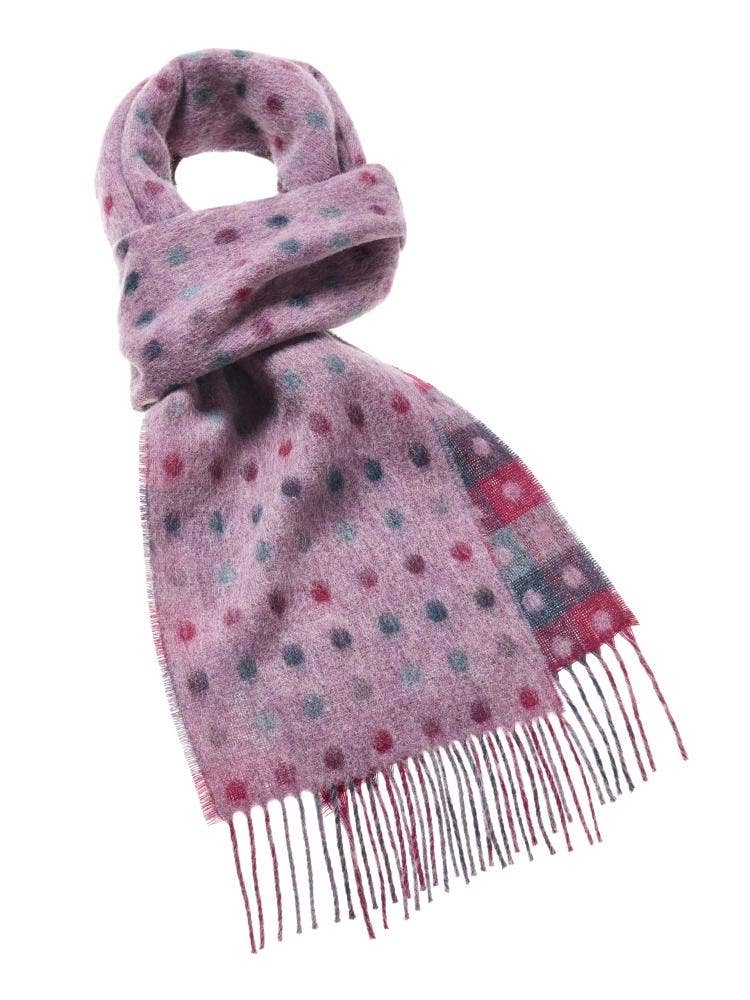 Lilac Spot Check Scarf