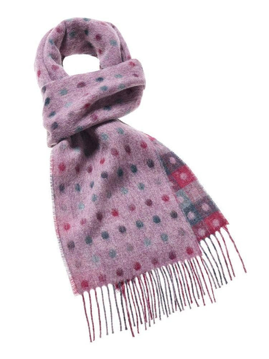 Lilac Spot Check Scarf