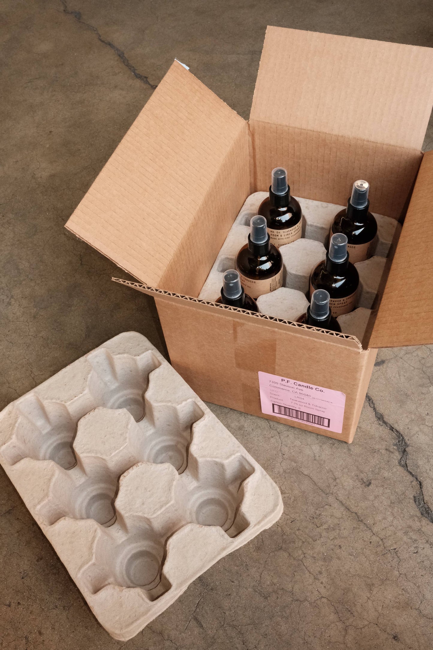 P.F. Candle Room & Linen Spray - Amber & Moss