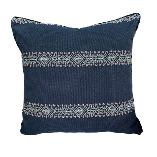 Navy Stripe Pillow