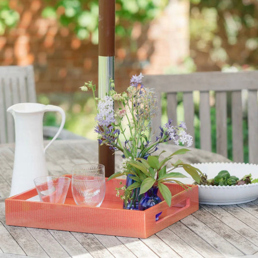 Orange Croc Serving Tray
