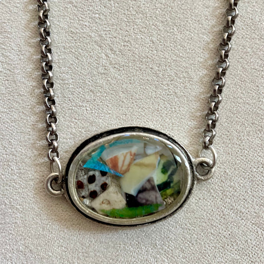 Pressed Vegetable Choker Necklace