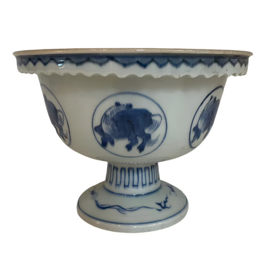 Chinoiserie Compote Bowl