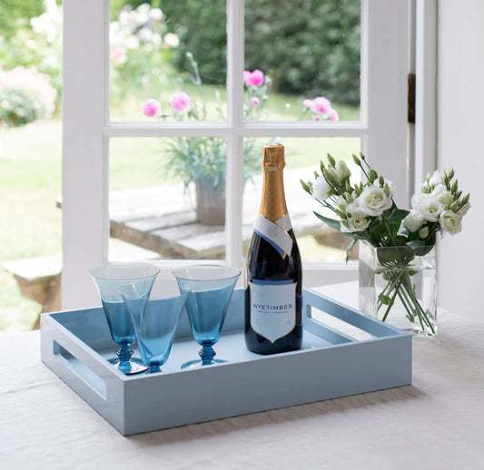 Pale Denim Serving Tray