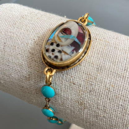 Pressed Vegetable Beaded Bracelet