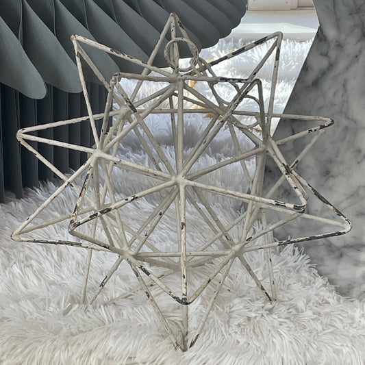 White Metal Hanging Stars