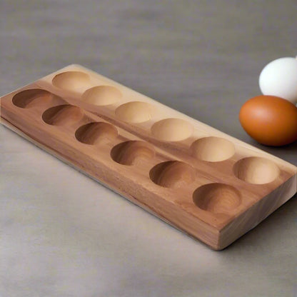 Acacia Egg Holder