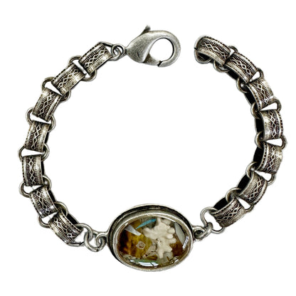 Pressed Vegetable Beaded Bracelet