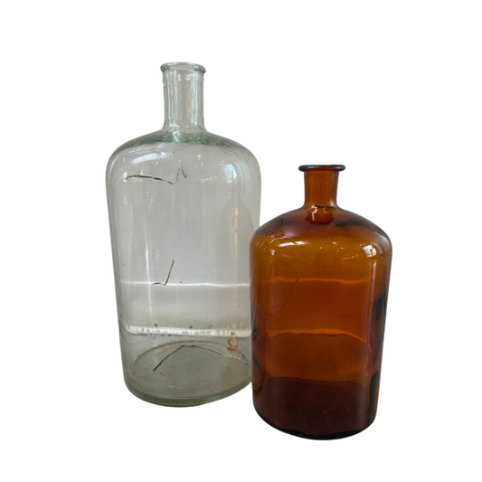 Vintage Apothecary Bottle- Large