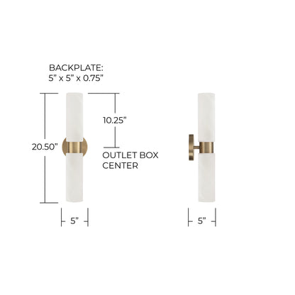 Alyssa 2 Light Sconce