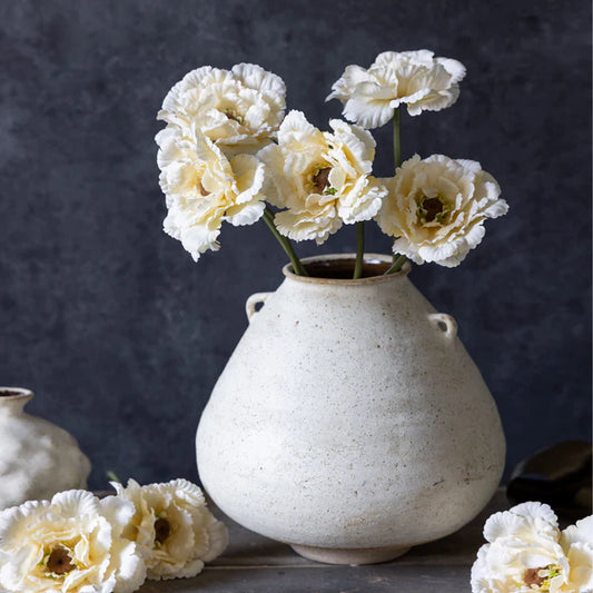 Faux Peony Garden Lace