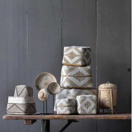 Rattan Beaded Box