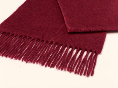 Luxury Merino Lambswool Scarf - Bright Pink