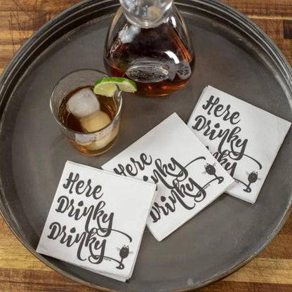 Here Drinky Cocktail Napkins