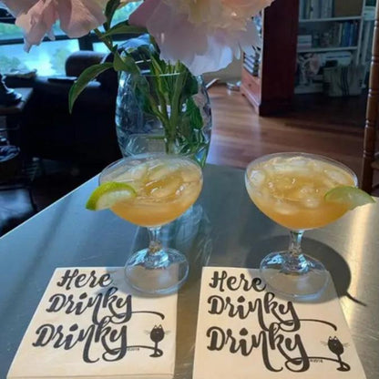 Here Drinky Cocktail Napkins