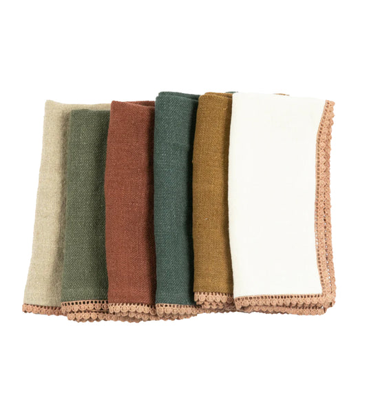 Linen + Lace Table Napkin