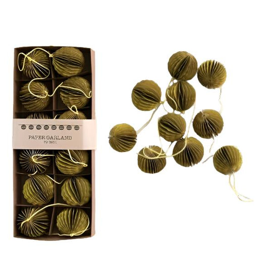 Recycled Paper Garland