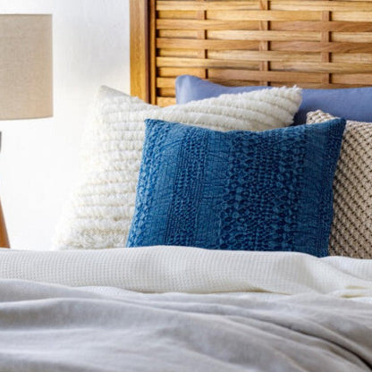 Washed Waffle Pillow