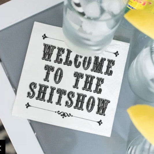 Shit Show Cocktail Napkins