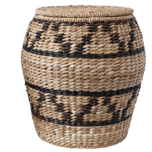 Handwoven Rattan + Albaca Basket