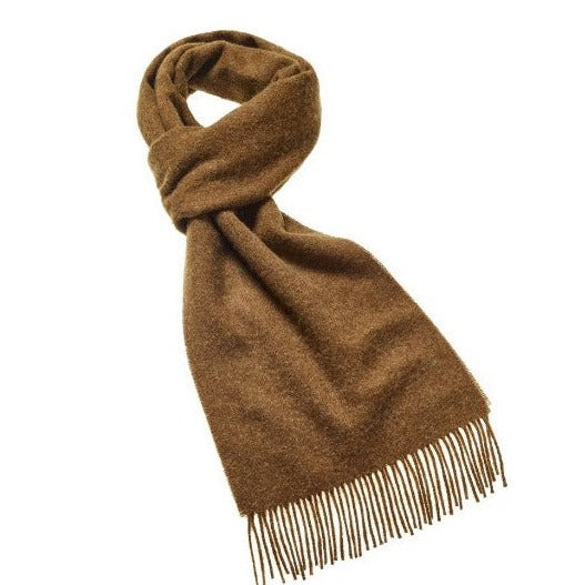 Luxury Merino Lambswool Scarf - Chocolate